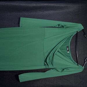 Green Long Sleeve Dress